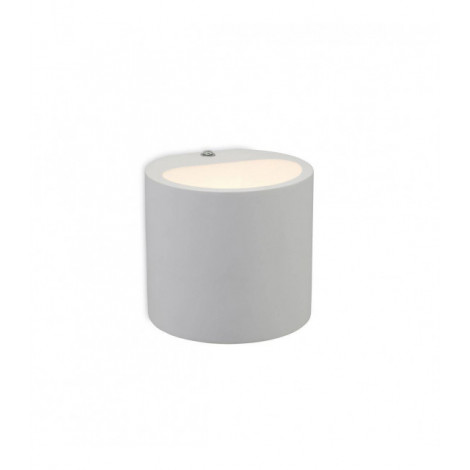 Applique en plâtre Nina blanc 1 ampoule 10cm|Appliques murales|Luminaire Center