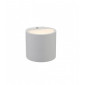 Applique en plâtre Nina blanc 1 ampoule 10cm|Appliques murales|Luminaire Center