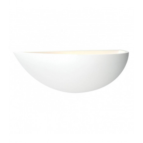 Applique en plâtre Mini Plâtre Plâtre blanc 1 ampoule 12cm|Appliques murales|Luminaire Center