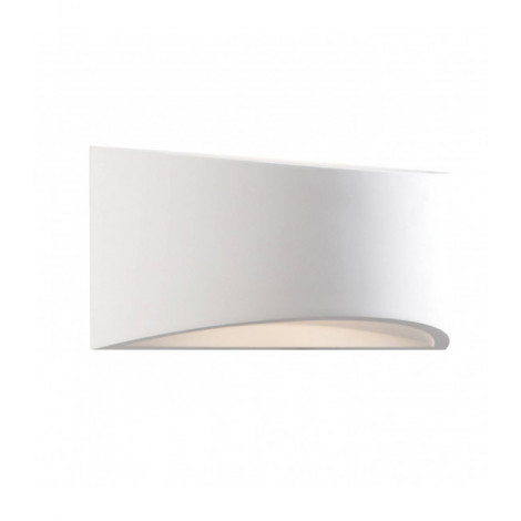 Applique en plâtre Toko Plâtre Plâtre blanc 1 ampoule 14cm|Appliques murales|Luminaire Center