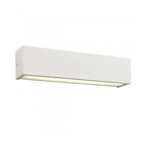 Applique murale Shale Verre,aluminium Peinture blanc Mat,verre givré 8 Cm|Appliques murales|Luminaire Center