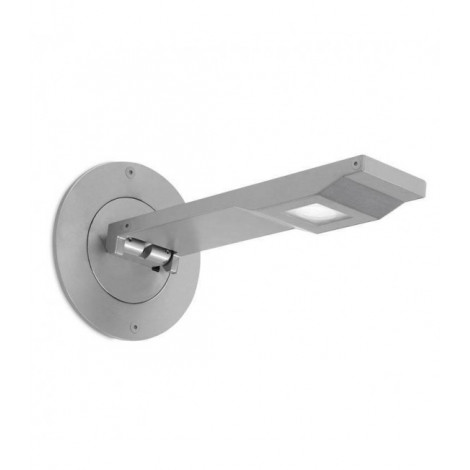 Applique avec liseuse 1 ampoule Aluminium Gris|Appliques murales|Luminaire Center