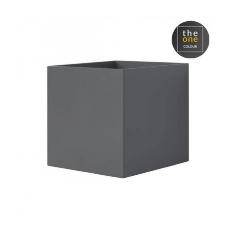 Applique murale Kub Métal Gris 1 ampoule 10cm|Appliques murales|Luminaire Center
