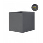 Applique murale Kub Métal Gris 1 ampoule 10cm|Appliques murales|Luminaire Center