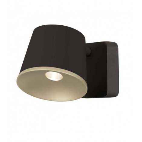 Applique murale Drone Métal Brun,or 1 ampoule 7,5cm|Appliques murales|Luminaire Center