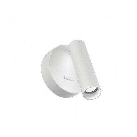 Applique avec liseuse Stylus Aluminium blanc 12 Cm|Appliques murales|Luminaire Center