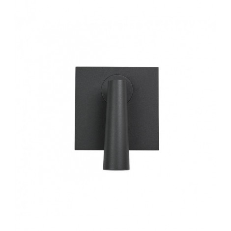 Applique avec liseuse Gamma Aluminium Gris urbain 13 Cm|Appliques murales|Luminaire Center