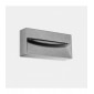 Applique encastrée Arc Verre,aluminium,béton Gris urbain,ciment,sablé 14 Cm|Appliques murales|Luminaire Center