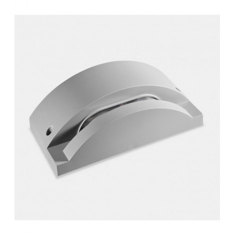 Applique murale Finestra Polycarbonate,aluminium Gris,transparent 8,2 Cm|Appliques murales|Luminaire Center