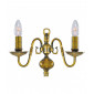 Applique murale Flemish Laiton antique 2 ampoules 20cm|Appliques murales|Luminaire Center
