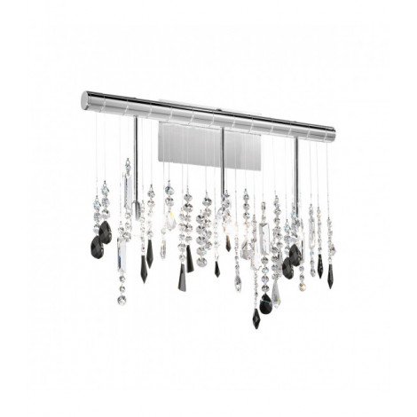 Applique design Stretta Chrome 3 ampoules 40cm|Appliques murales|Luminaire Center