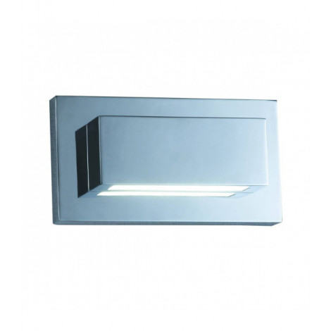 Applique murale Wall Polycarbonate Chrome 2 ampoules 7cm|Appliques murales|Luminaire Center