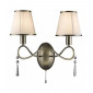 Applique murale Simplicity Laiton antique 2 ampoules 32cm|Appliques murales|Luminaire Center