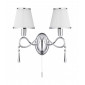 Applique murale Simplicity Chrome 2 ampoules 32cm|Appliques murales|Luminaire Center