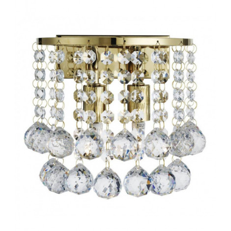 Applique design Hanna Or 2 ampoules 16,5cm|Appliques murales|Luminaire Center