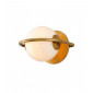 Applique murale Everley Laiton massif Laiton vintage 1 ampoule 15,2cm|Appliques murales|Luminaire Center