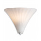 Applique murale Dawn verre blanc opale 1 ampoule 17cm|Appliques murales|Luminaire Center