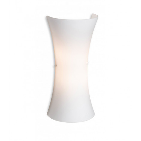 Applique murale Forum verre blanc opale 2 ampoules 32cm|Appliques murales|Luminaire Center