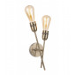 Applique murale Leon Laiton antique 2 ampoules 46cm|Appliques murales|Luminaire Center