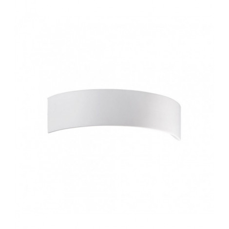 Applique en plâtre Arco blanc 1 ampoule 10cm|Appliques murales|Luminaire Center
