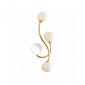 Applique murale Signature Fer artisanal Feuille d'or 3 ampoules 72,4cm|Appliques murales|Luminaire Center