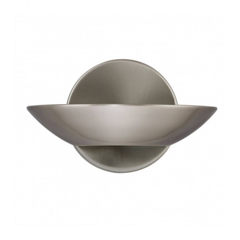 Applique murale Wall Métal Argent satiné 1 ampoule 11cm|Appliques murales|Luminaire Center