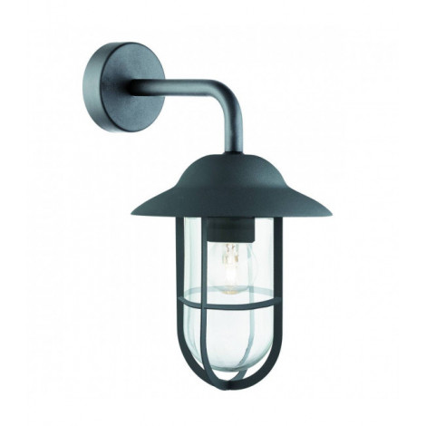 Applique murale Genoa Noir 1 ampoule 31cm|Appliques murales|Luminaire Center