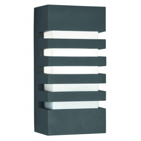 Applique murale Led Outdoor Gris 1 ampoule 25cm|Appliques murales|Luminaire Center