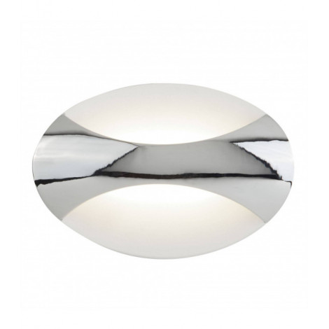 Applique murale Led Wall Aluminium Chrome 1 ampoule 14,5cm|Appliques murales|Luminaire Center