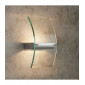 Applique murale Wall Verre Chrome 10 ampoules 29cm|Appliques murales|Luminaire Center