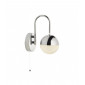 Applique murale Marbles Acier doux Chrome 1 ampoule 20cm|Appliques murales|Luminaire Center