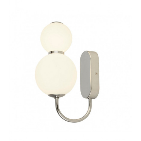 Applique murale Snowball Verre blanc 1 ampoule 28cm|Appliques murales|Luminaire Center