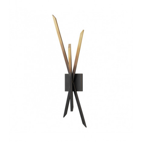 Applique LED intégré Gansevoort Laiton Laiton dégradé 1 ampoule 34,3cm|Appliques murales|Luminaire Center