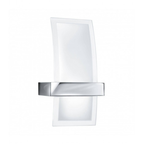 Applique LED intégré Wall Verre Chrome 1 ampoule 30cm|Appliques murales|Luminaire Center