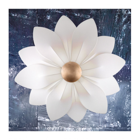 Applique murale Fiore 6 ampoules 24 carats d'or|Appliques murales|Luminaire Center