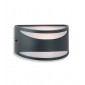 Applique murale Meridian Noir 1 ampoule 25cm|Appliques murales|Luminaire Center