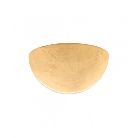 Applique murale Bisquitte Or 1 ampoule 11cm|Appliques murales|Luminaire Center