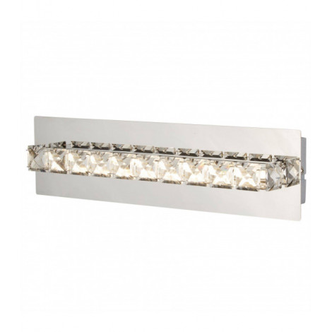 Applique LED intégré Clover Verre,métal Chrome,Transparent 22 ampoules 8cm|Appliques murales|Luminaire Center