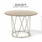 Table café ou d'appoint design DAISY, pour extérieur, structure acier galvanisé finition peint, plateau rond Ø90 et 110 cm.|Table|100chaises Table café ou d'appoint design DAISY, pour extérieur, structure acier galvanisé finition peint, plateau rond Ø90 et 110 cm.|Table|100chaises
