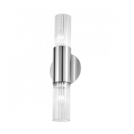 Applique murale Giro Feuille d'argent 2 ampoules 36cm|Appliques murales|Luminaire Center