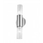 Applique murale Giro Feuille d'argent 2 ampoules 36cm|Appliques murales|Luminaire Center