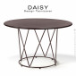 Table ronde repas design DAISY, pour extérieur, structure acier galvanisé finition peint, plateau rond Ø130 et 145 cm.|Table|100chaises Table ronde repas design DAISY, pour extérieur, structure acier galvanisé finition peint, plateau rond Ø130 et 145 cm.|Table|100chaises