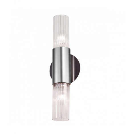 Applique murale Giro Brun brossé 2 ampoules 36cm|Appliques murales|Luminaire Center