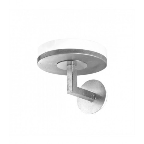 Applique murale Solis Feuille d'argent 1 ampoule 20cm|Appliques murales|Luminaire Center