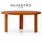 Table basse design SILVESTRO, structure bois de Frêne, finition peinture brillant pour lieu public ou privé en intérieur.|Table|100chaises