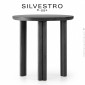 Table basse design SILVESTRO, structure, piétement bois de Frêne, finition peinture pour le privé ou public en intérieur.|Table|100chaises