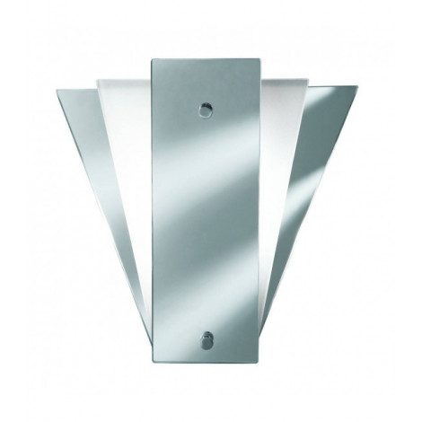 Applique murale Wall Verre satiné Miroir 1 ampoule 26cm|Appliques murales|Luminaire Center