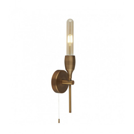 Applique murale Tubes Acier doux Bronze 1 ampoule 24cm|Appliques murales|Luminaire Center