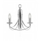 Applique murale Maypole Argent satiné 2 ampoules 31cm|Appliques murales|Luminaire Center