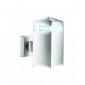 Applique moderne India Polycarbonate Acier inoxydable 32 ampoules 18cm|Appliques murales|Luminaire Center